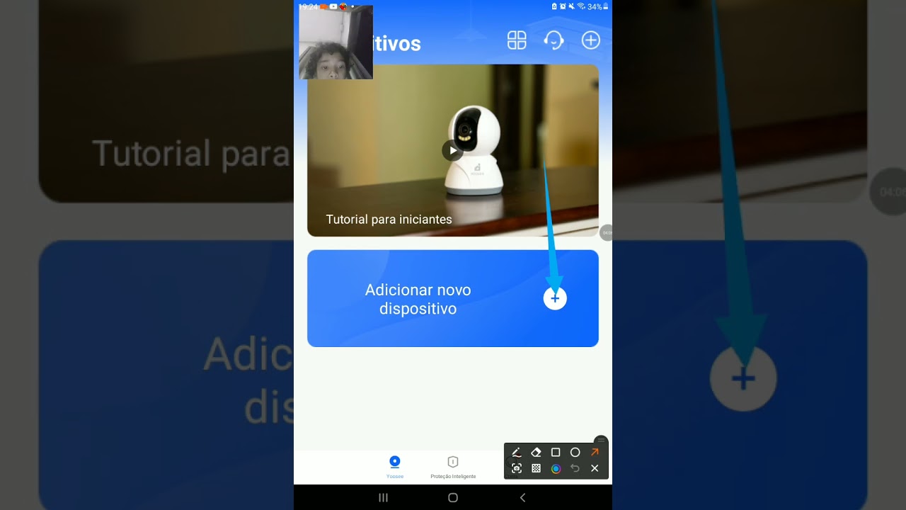 Ensinando a instalar e configurar a câmera lâmpada do aplicativo yoosee 