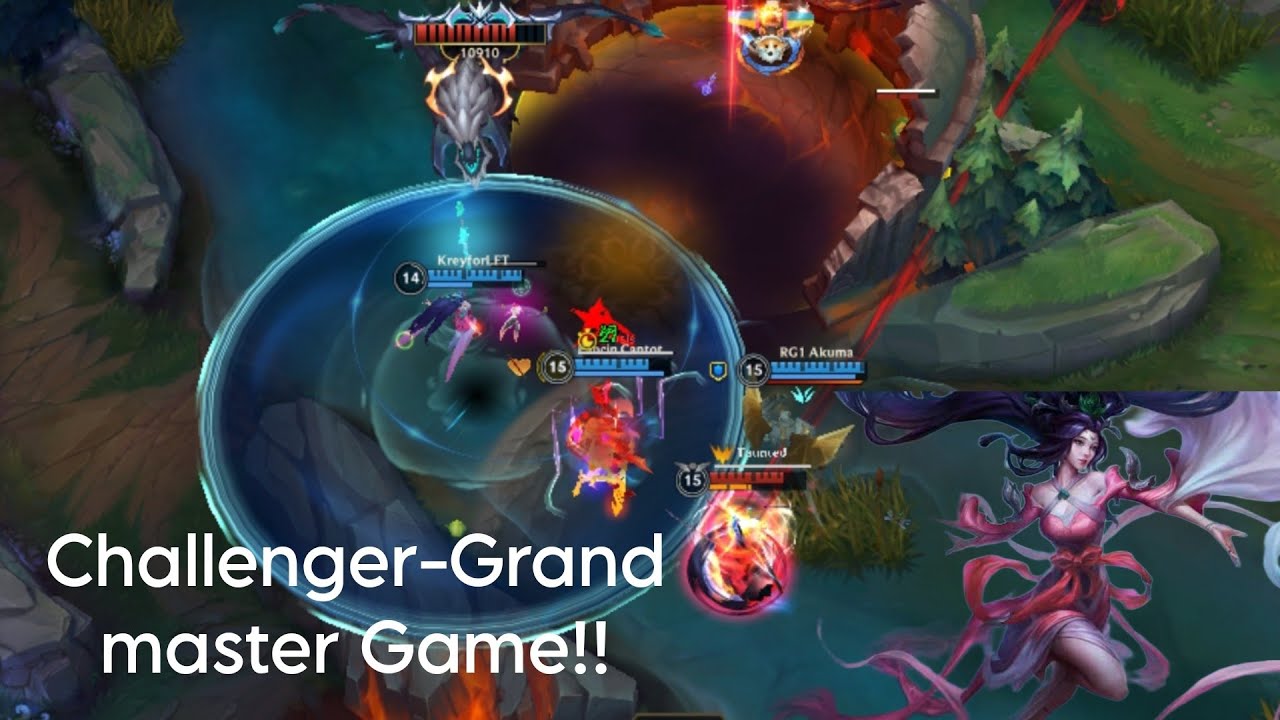 Challenger lobby! I played a game with 2 professional players on the enemy team.