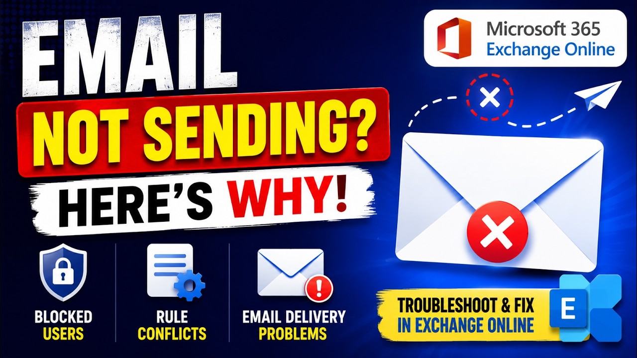 Troubleshooting Email Problems in Exchange Online | Blocked Users & Rule Conflicts Explained