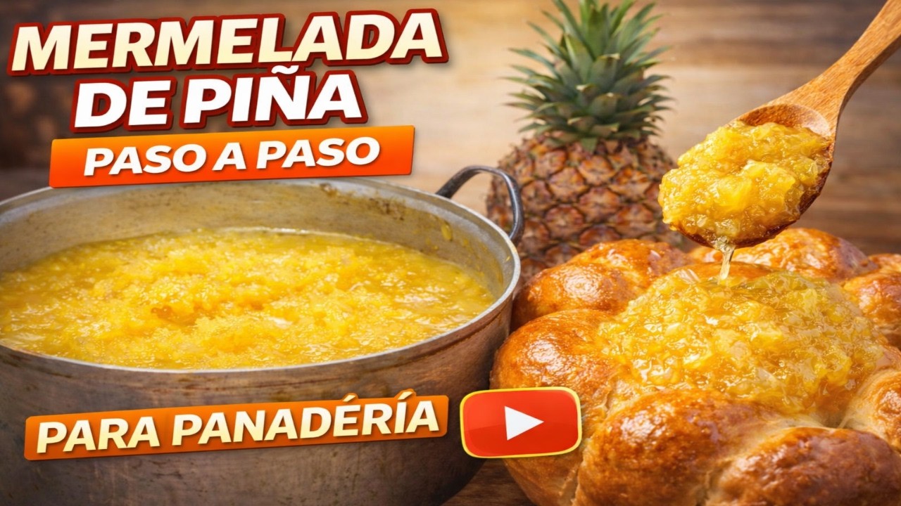 Pocos Panaderos Saben Hacer Esta Mermelada de Piña (Paso a Paso)