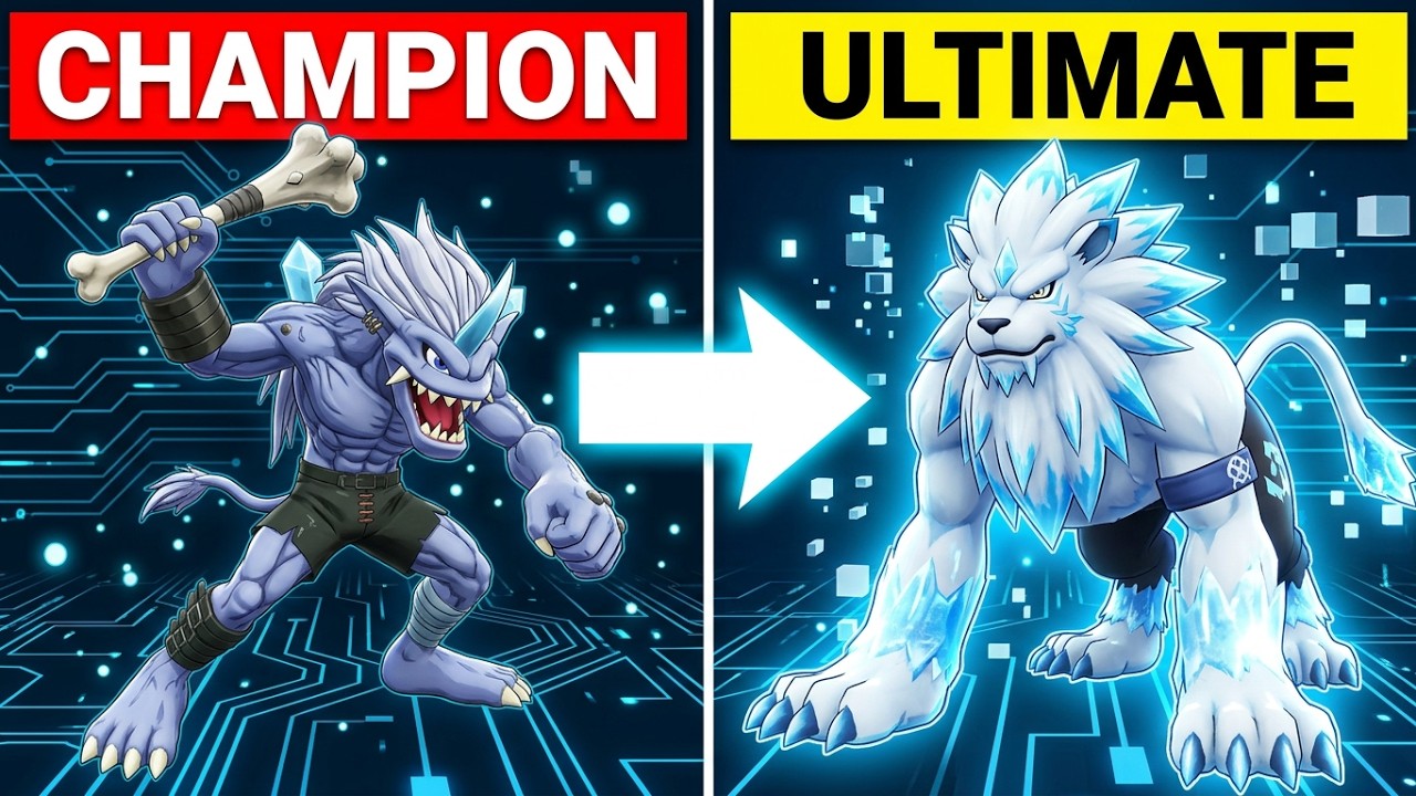 Digimon Story Time Stranger - Digivolution to Ultimate ICE LEOMON