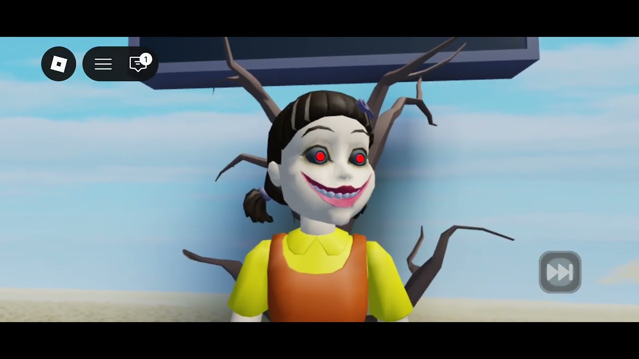 Я сбежал с игры в кальмара в roblox