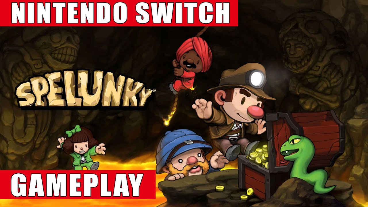 Spelunky Nintendo Switch Gameplay