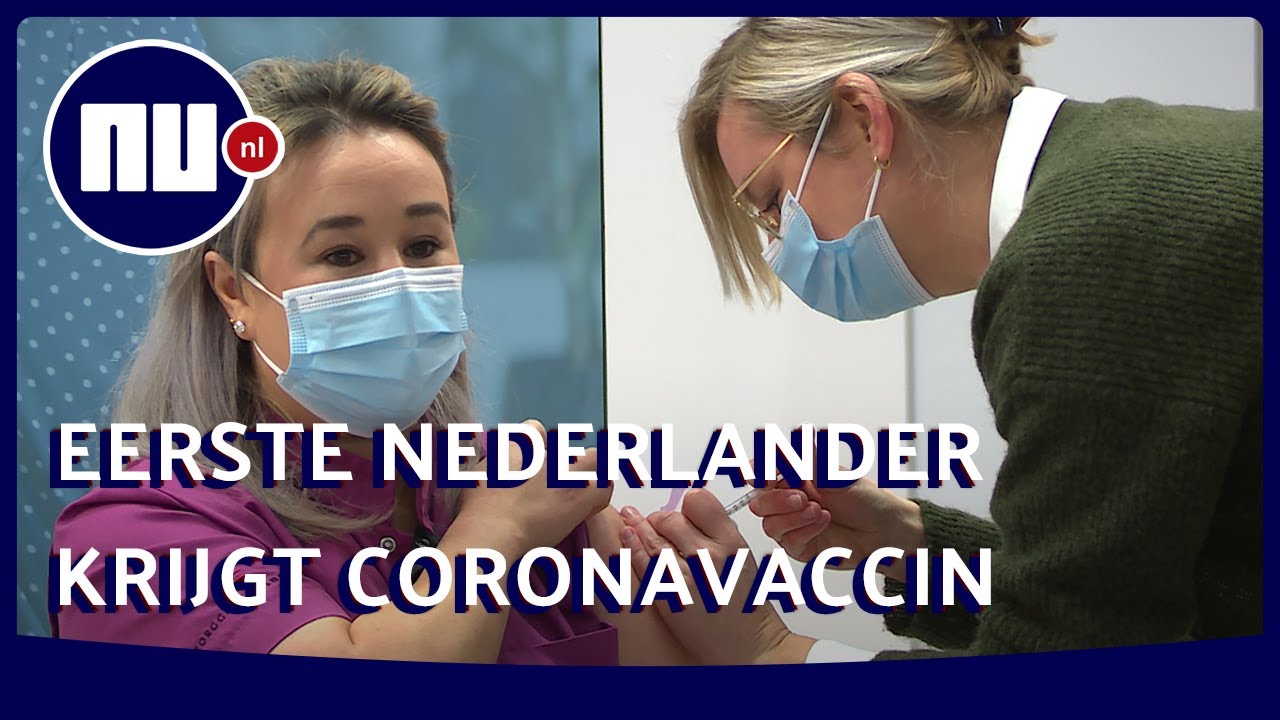 Eerste zorgmedewerker ingeënt met Pfizer-vaccin in Veghel | NU.nl