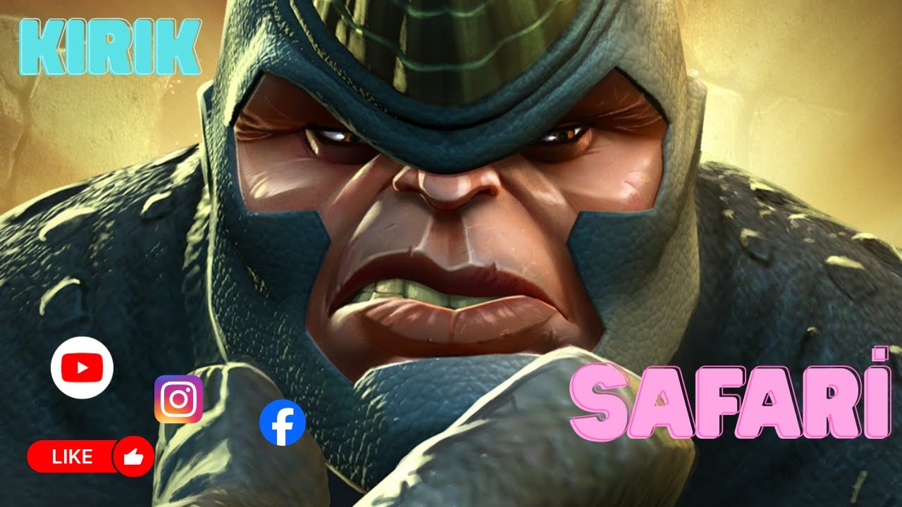 RHİNO KIRIK SAFARİ VE KRİSTAL AÇILIMI!! MCOC #mcoc #mcocarena #marvelcontestofchampions #live