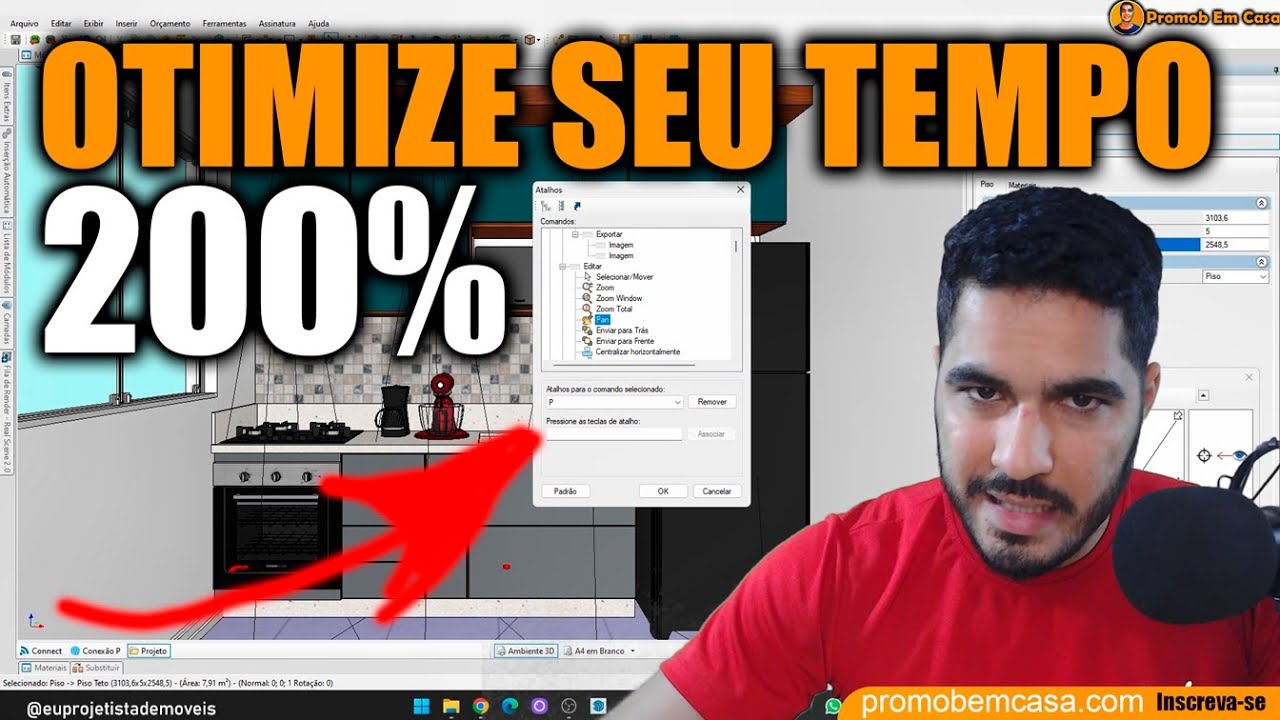 Configurando Atalhos no Promob Mais Produtividade e Otimização do tempo