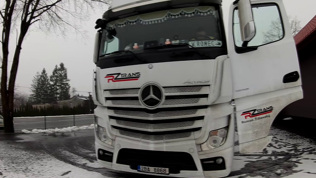 Den s Romcem, Romec na cestách , Mercedes Actros , Rz Trans