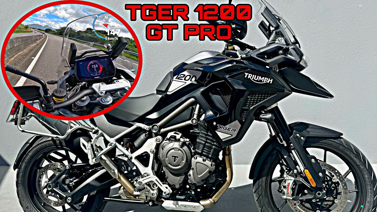 TESTE RIDE NOVA TIGER 1200 GT PRO 2024 - NOVO MOTOR E NOVA POSIÇÃO DE PILOTAGEM