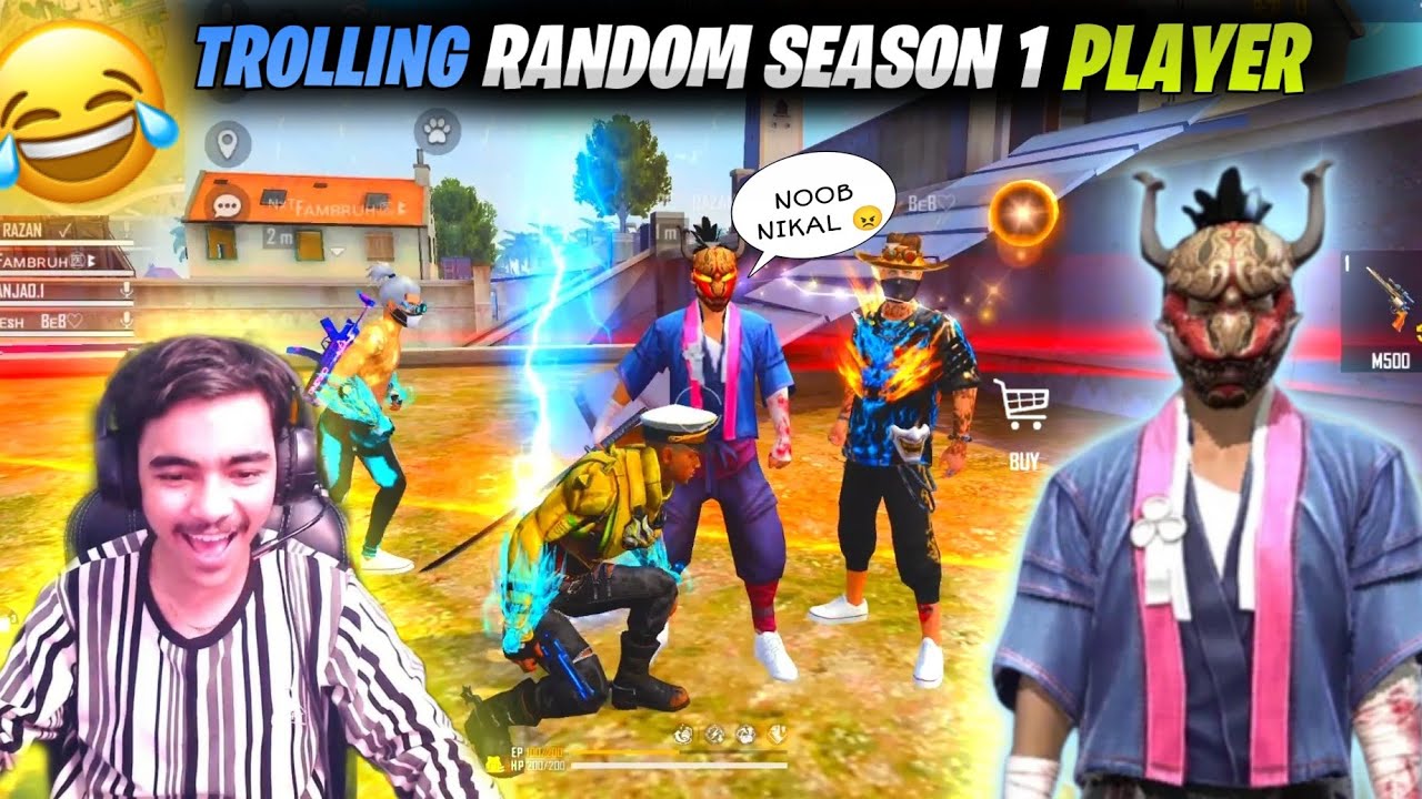 TROLLING RANDOM SEASON 1 & CUTE GIRL ON CS RANKED😱