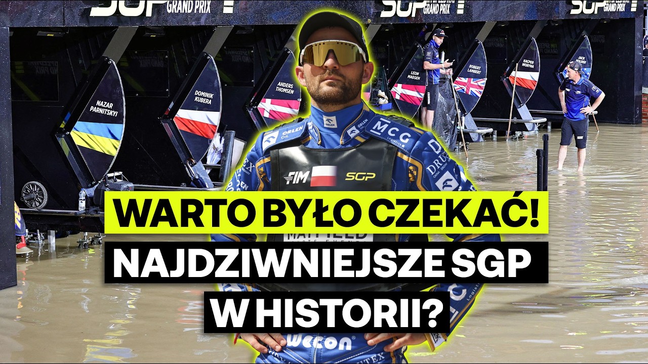 Bartosz Zmarzlik zn&oacute;w na szczycie! 🔥 W TYM SGP BYŁO WSZYSTKO 🌧️🌙 🏍️ | skr&oacute;t SGP we Wrocławiu