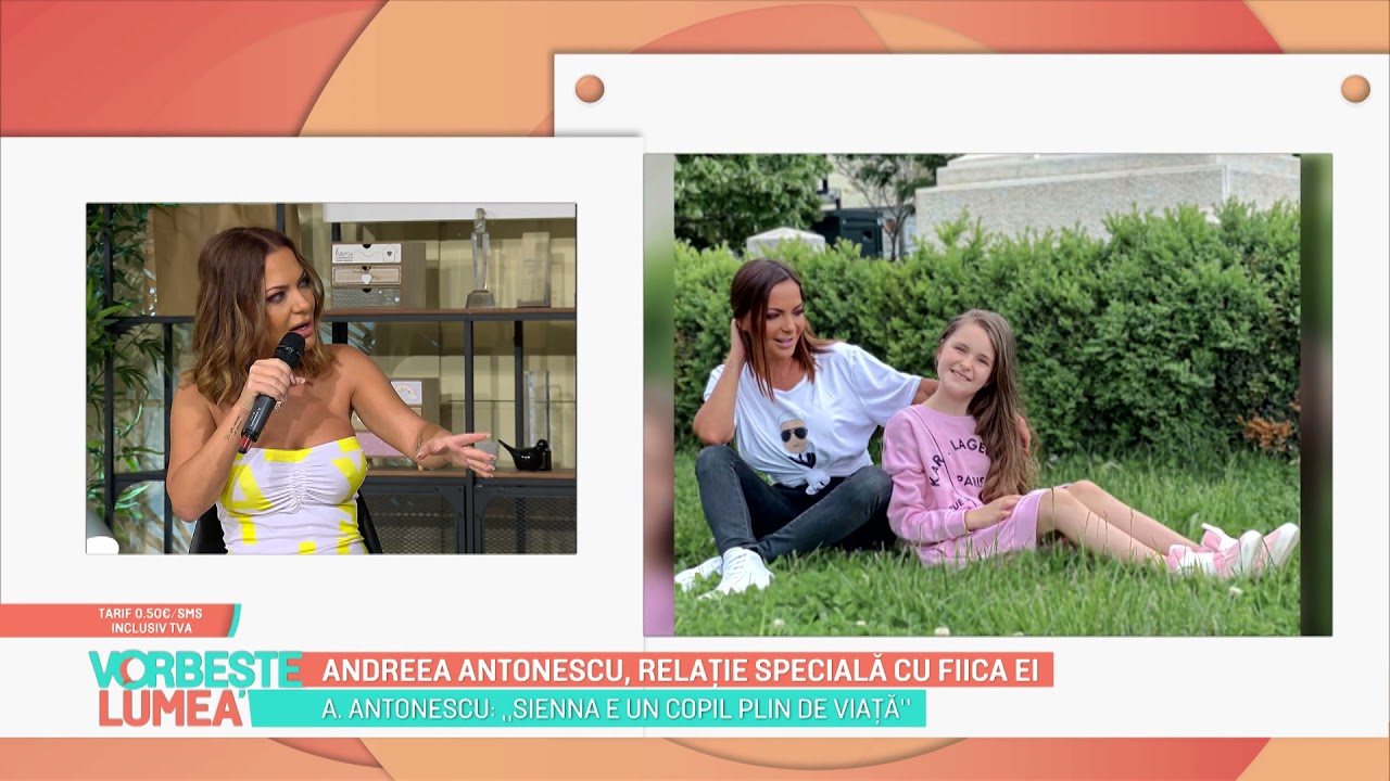 Andreea Antonescu, relație specială cu fiica ei
