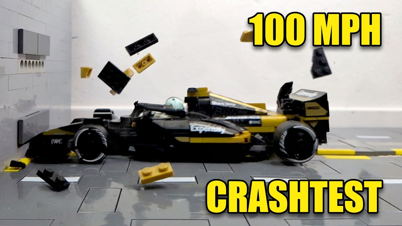 WILL LEGO F1 APXGP SURVIVE 100 MPH CRASH TEST?