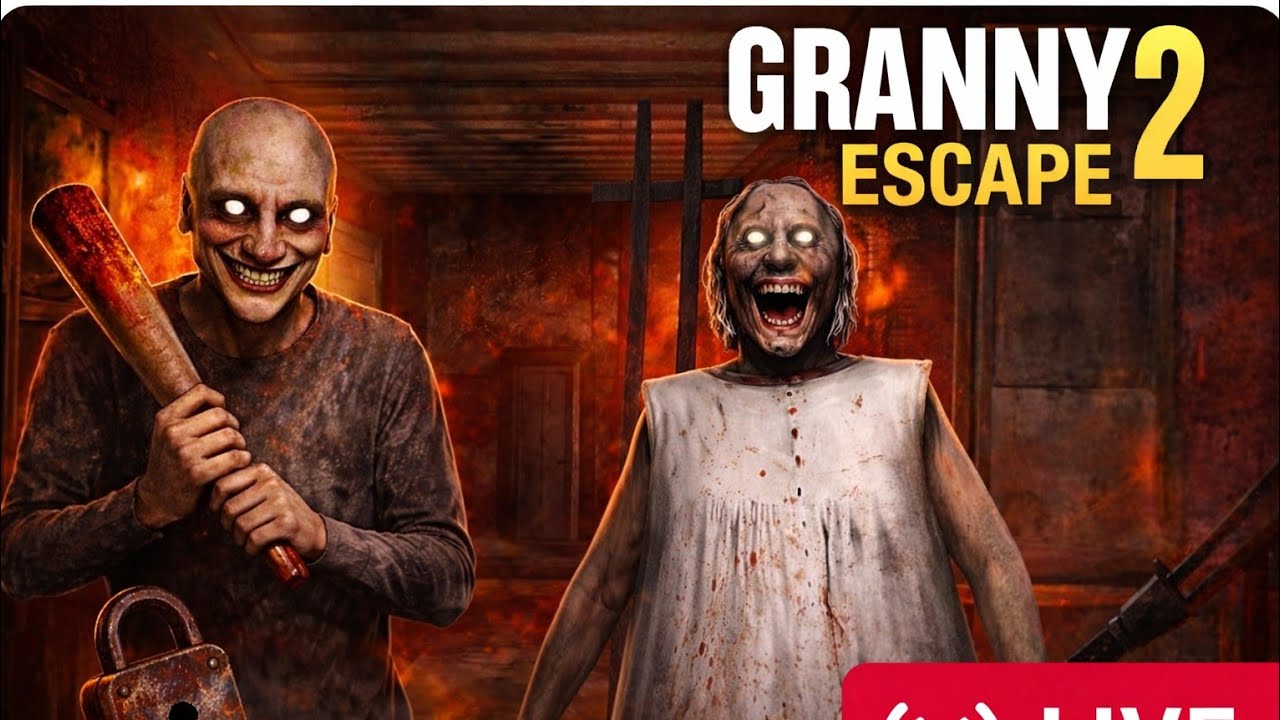 GRANNY 2 LIVE | Extreme Horror Escape Challenge 😱 Can I Escape?