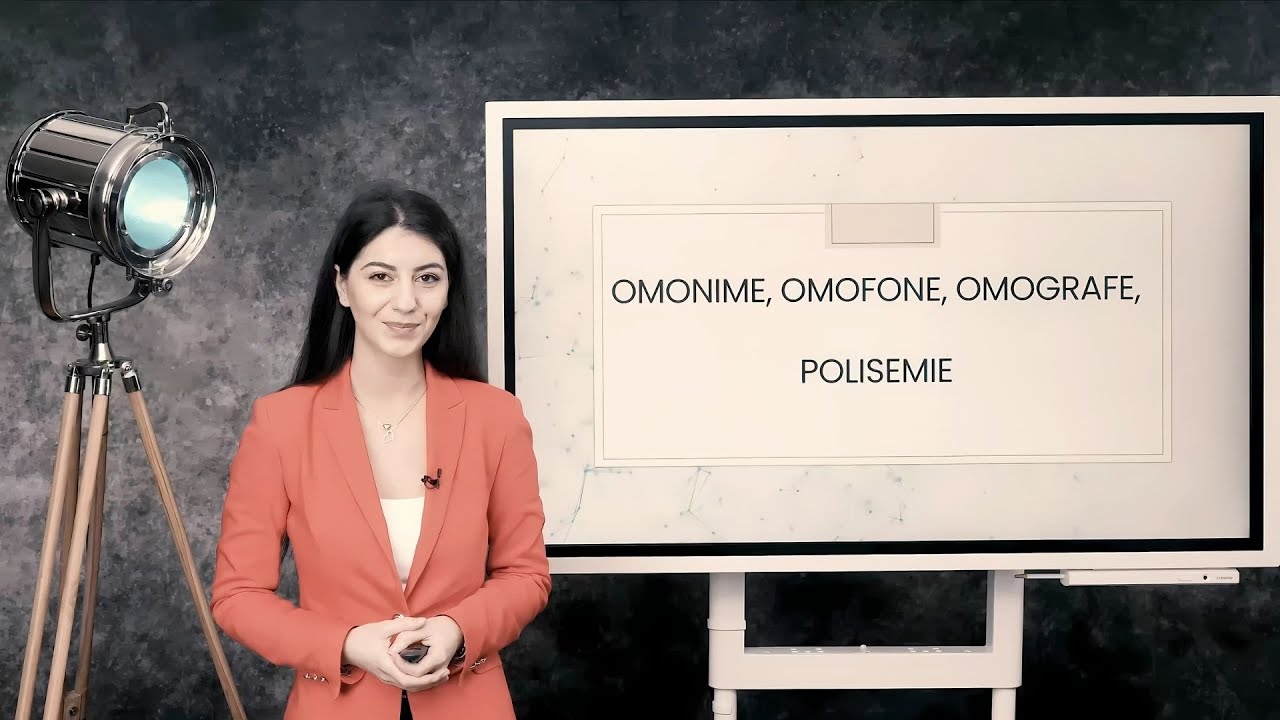 Omonime, omofone, omografe, polisemie - Romana - Clasa VI-a