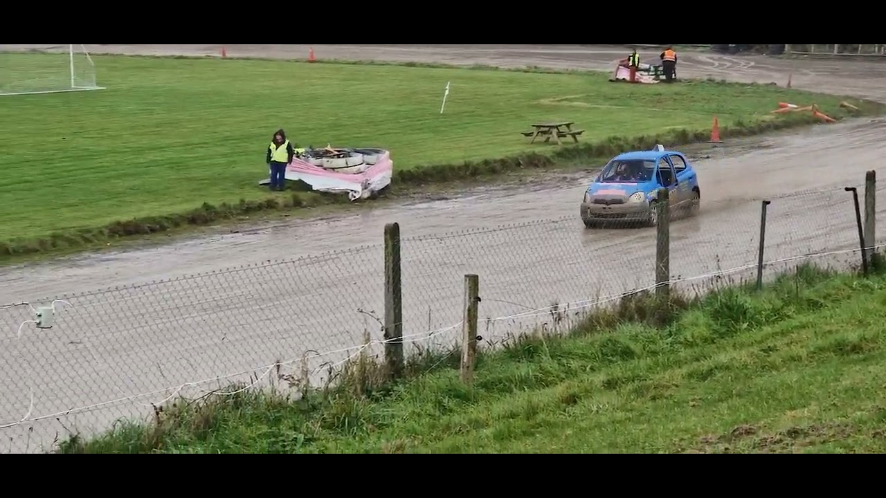 Junior Saloons rerun 13-10-2024 Cork Autograss Racing Under Lights Weekend 