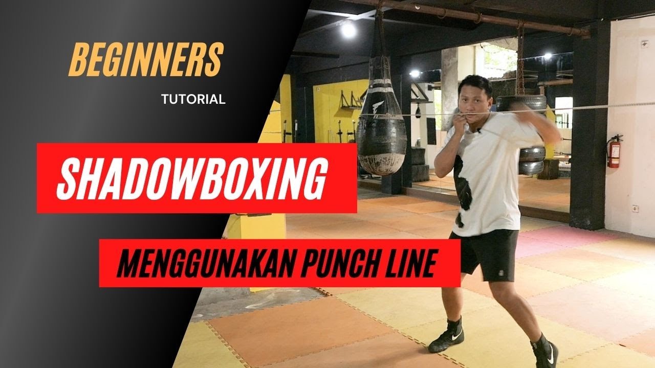 Shadowboxing menggunakan punch line | Beginners