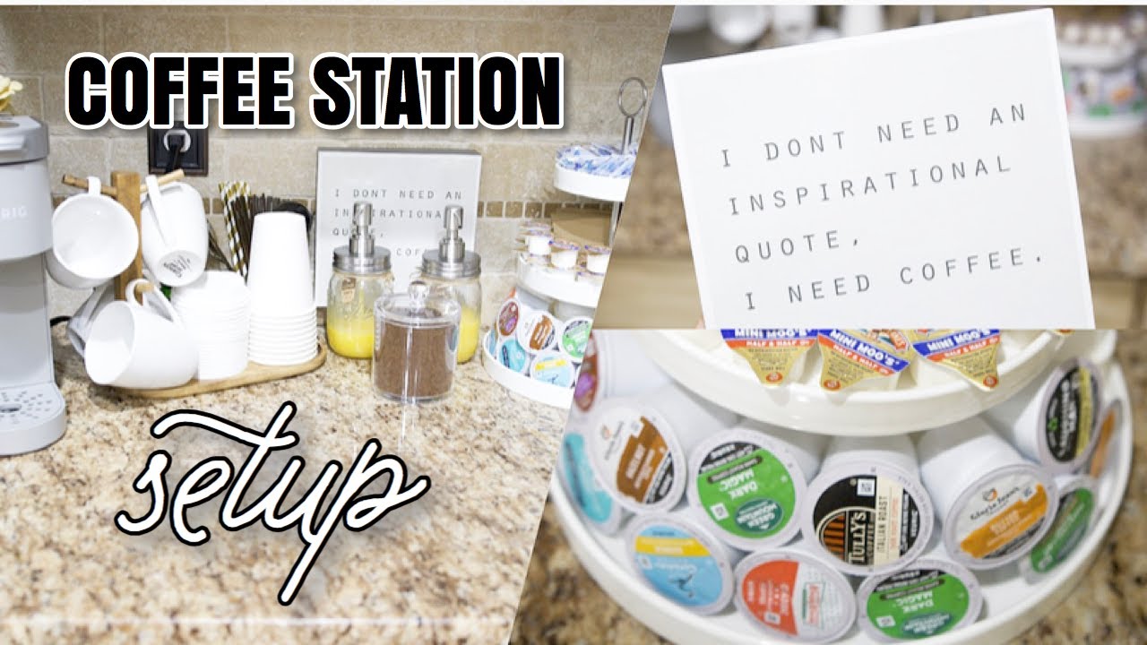 My New Coffee Station Setup | At Home With Quita