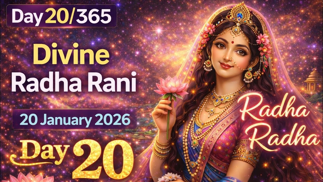 Shree Radha Radha Bhajan | Day 20/365 | Vrindavan Style Bhajan | Radha Naam Jap 📿