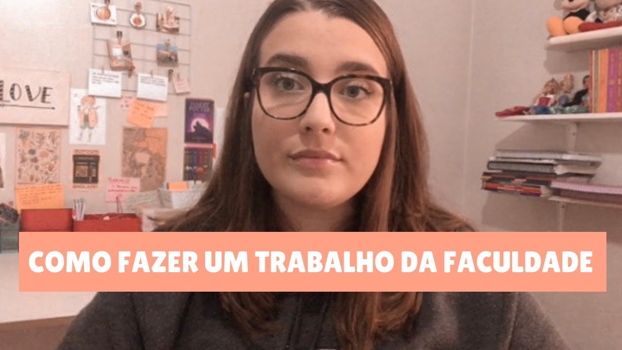 OS PRIMEIROS PASSOS NA PREPARA&Ccedil;&Atilde;O DO TRABALHO DA FACULDADE