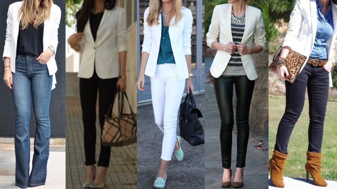 PON ELEGANCIA EN TUS LOOKS CON UN BLAZER DE COLOR BLANCO/ UN BLAZER DE COLOR BLANCO LOOKS Y OUTFITS