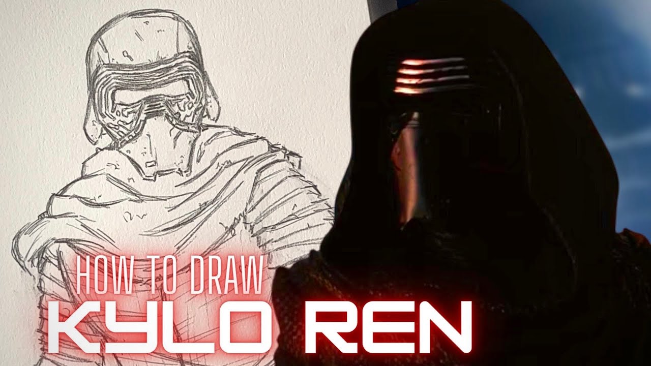 How to Draw KYLO REN: Art Tutorial