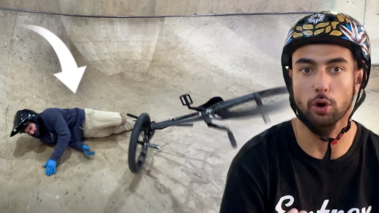 Всё прошло плохо: BMX-сессия, сплошные падения.