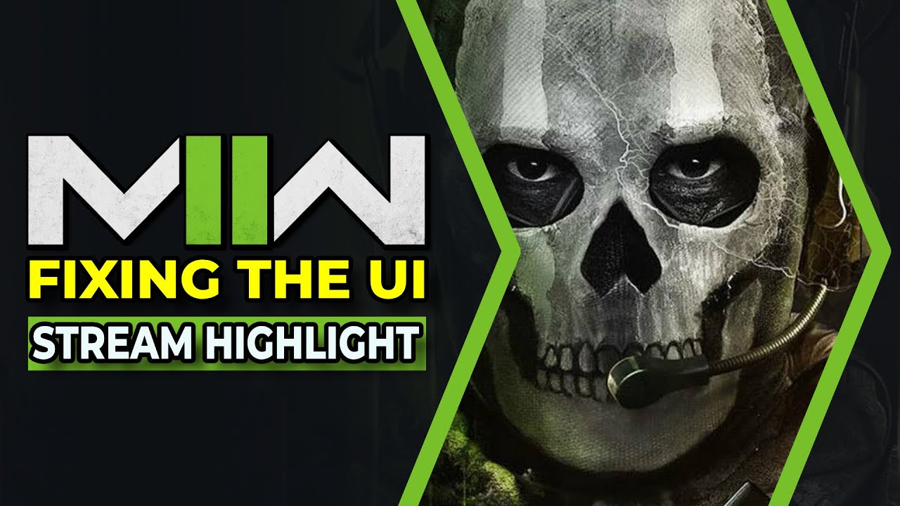Modern Warfare 2 | Fixing the UI (stream highlight)