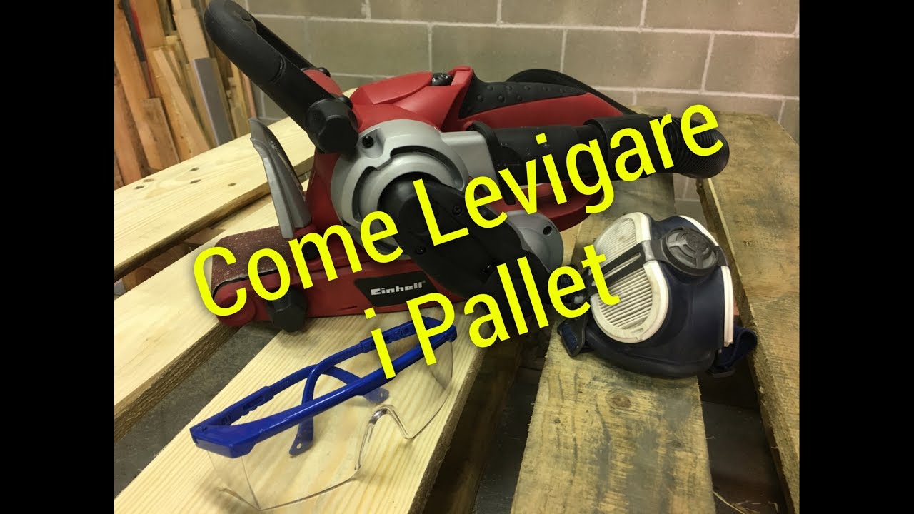 Come Levigare i Pallet ? Recensione Levigatrice a Nastro Einhell TE-BS 8540 E