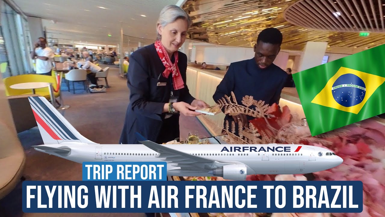Air France I Париж – Форталеза I Август 2023 I Отчёт о поездке