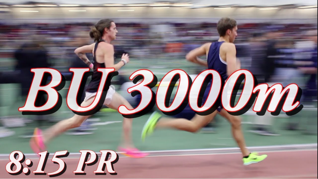 3000m Race at BU + Pre Meet at New Balance Boston!! / *NEW PR*