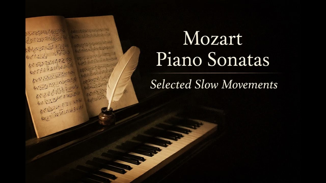 Quiet Classical  Mozart Piano Sonatas – Slow Movements