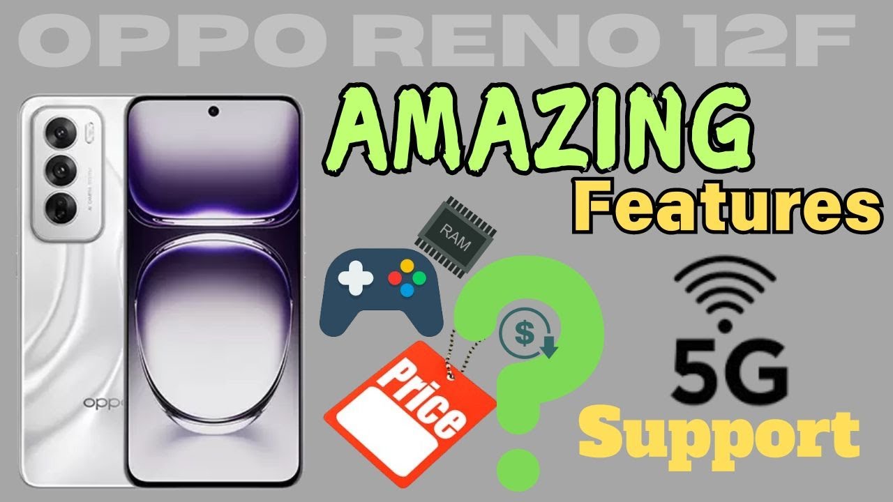 😮(AMAZING FEATURES)Oppo reno 12f | Oppo reno 12f Specifications, Performance test, Design