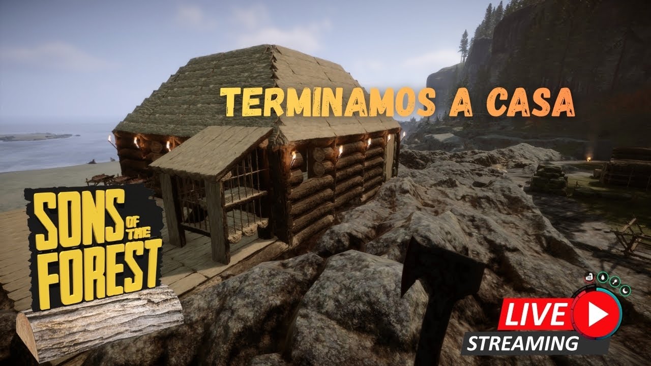 Sons Of The Forest #02 | TERMINAMOS A CASA! 🏠🔥
