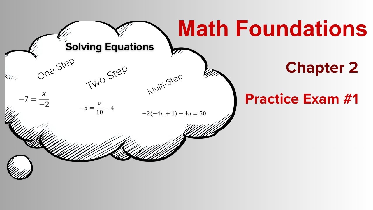 Math Foundations Chapter 2 Practice Exam #1
