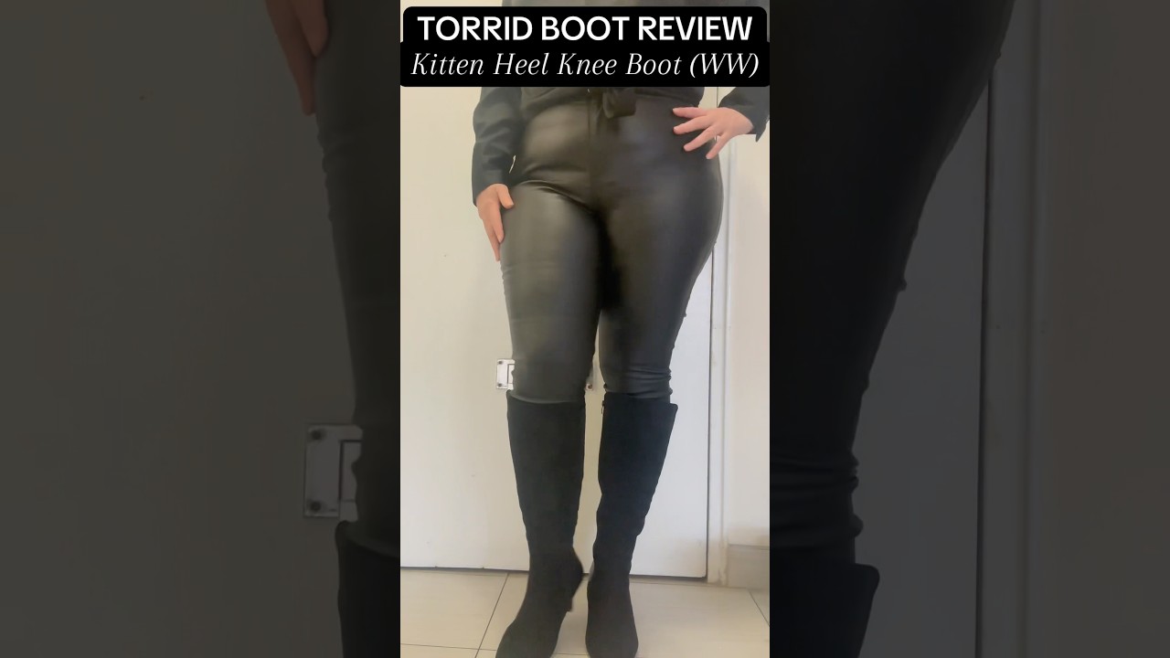 TORRID Kitten Heel Knee Boot (WW) REVIEW WIDE CALF FRIENDLY ❤️❤️ 