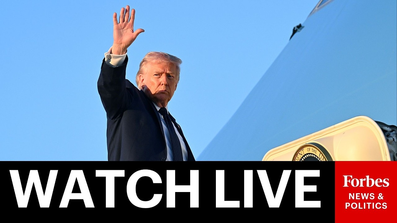 LIVE: President Trump Departs For Cincinnati, Ohio, Amid War With Iran