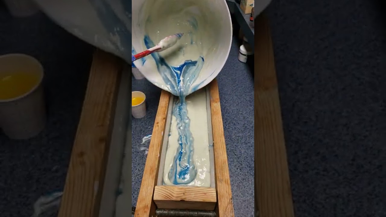 Creating a Beach themed soap