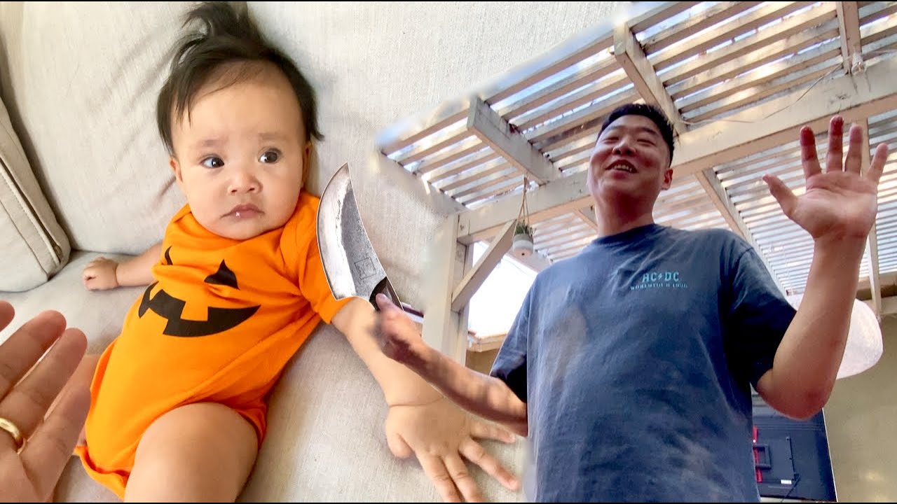 Annoying the Baby is Hilarious + Double Date BBQ at David So's