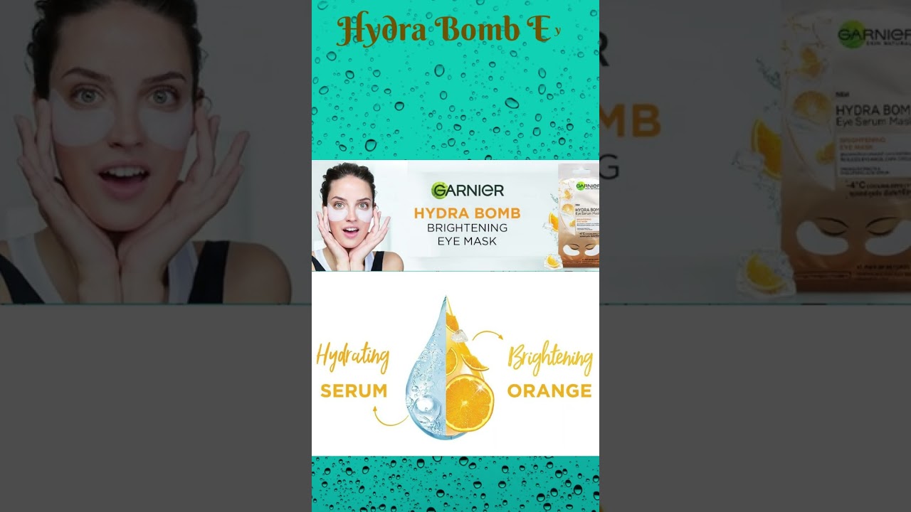 Garnier Skin Naturals, Eye Mask, Hydrating & Revitalising, Hydra Bomb Eye Serum Mask, 1 pc, 6g