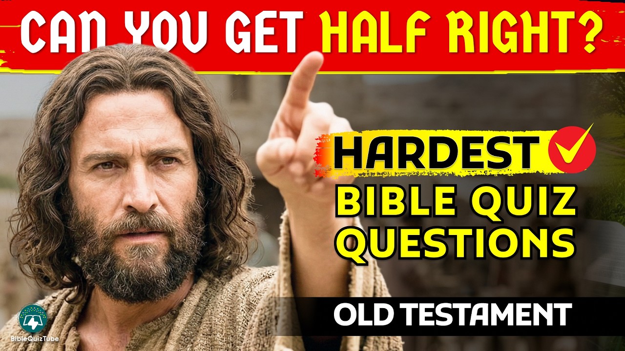 Nobody Can Score 20/30 on This Old Testament Bible Quiz - First Book of Samuel | Bible Quiz Tube