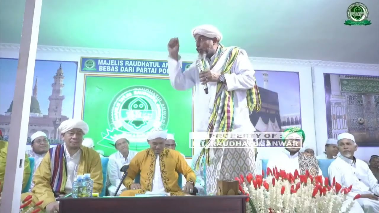 🔴cuplikan pengajian rutin 1bulan sekali alhabib musthofa alhaddar MT.RAUDHATUL ANWAR KAPUAS
