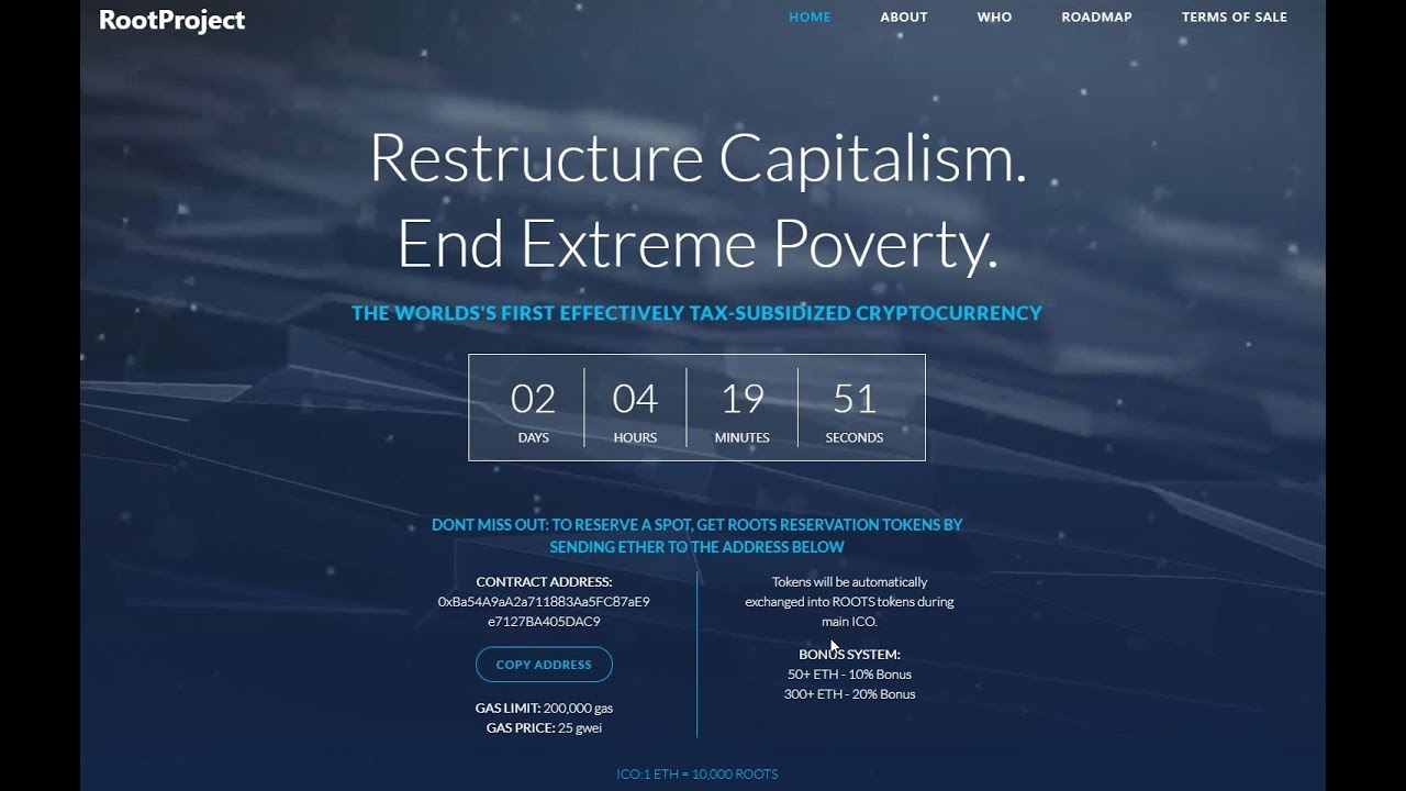 RootProject - Разбор ICO BOUNTY!