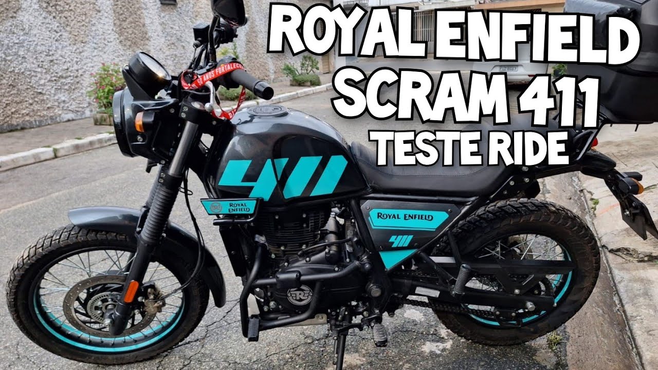 TEST RIDE ROYAL ENFIELD SCRAM 411  & VACINA ANTIFURTO