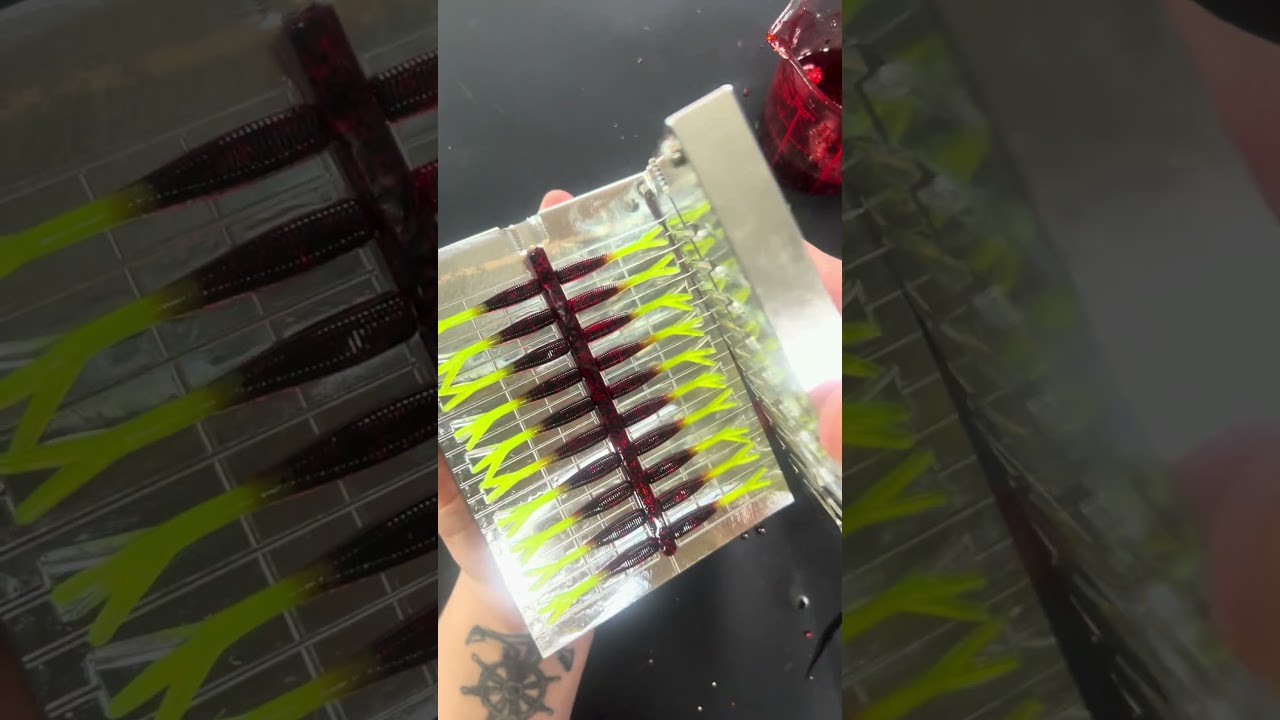 Would you fish with these? Red and Yellow Crappie baits #fishing