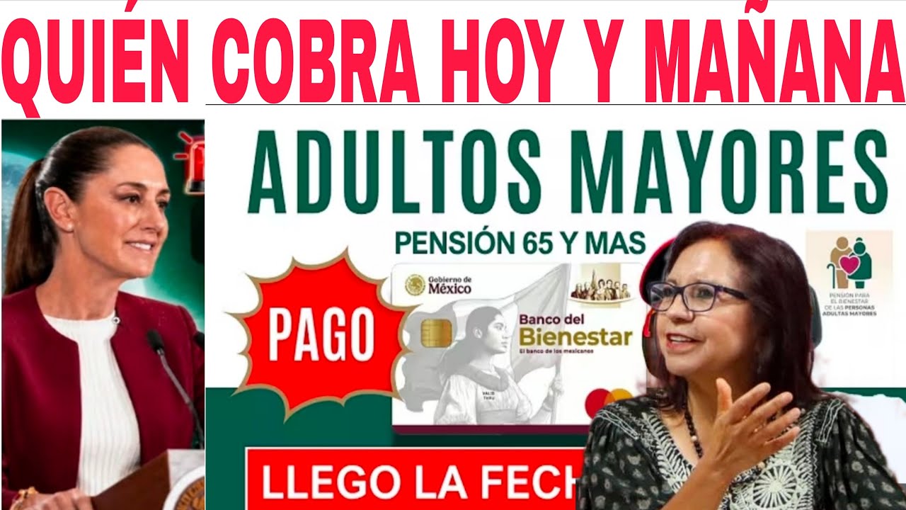PAGO HOY😁MARTES 30💥 ADULTOS MAYORES 🛑 CALENDARIO 📅 IMSS😮 ISSSTE 🔴 PENSIONADOS 🔥