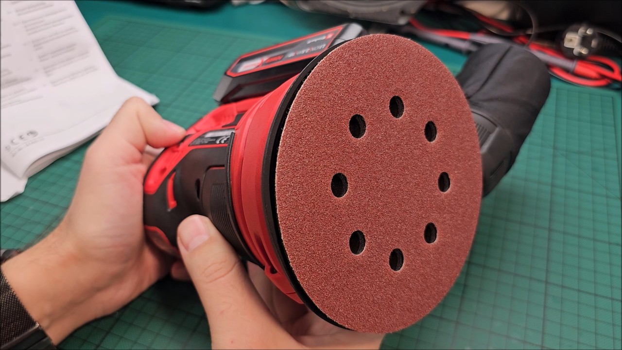 EINHELL TE-RS 18 Li Solo Cordless Rotating Sander - unboxing and test