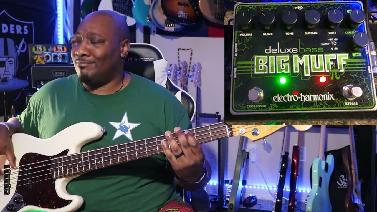 Демонстрация бас-гитары Electro Harmonix Deluxe Big Muff Pedal