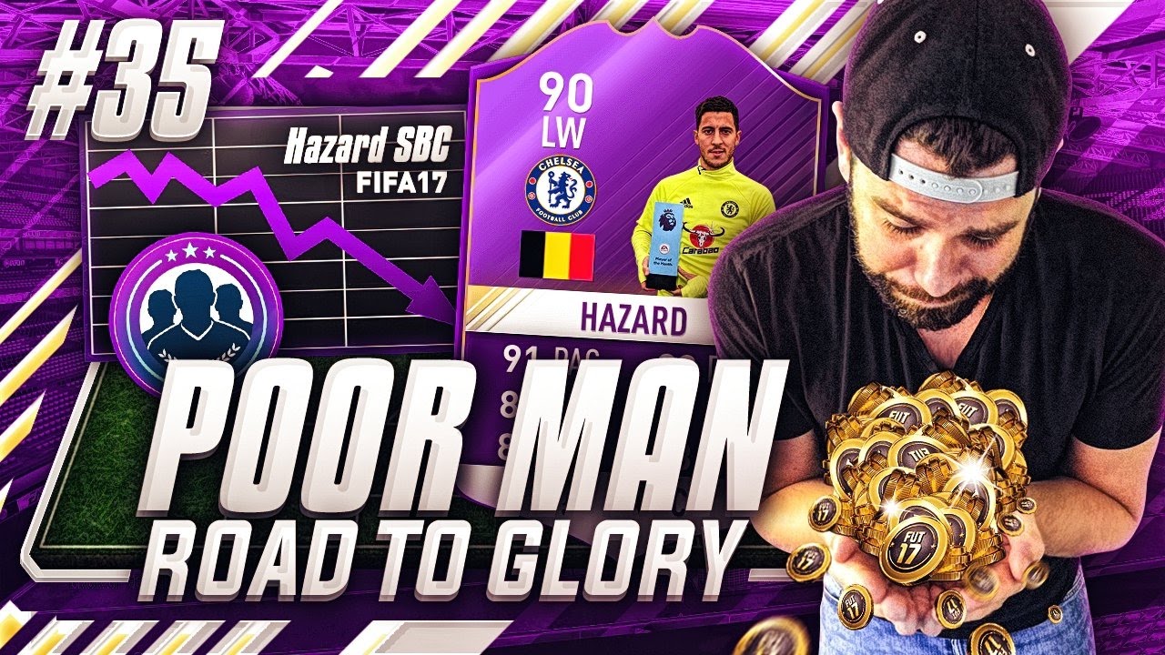 Собираем 90 POTM Hazard SBC ДЕШЕВО!!! - Poor Man RTG #35 - FIFA 17 Ultimate Team #PMRTG