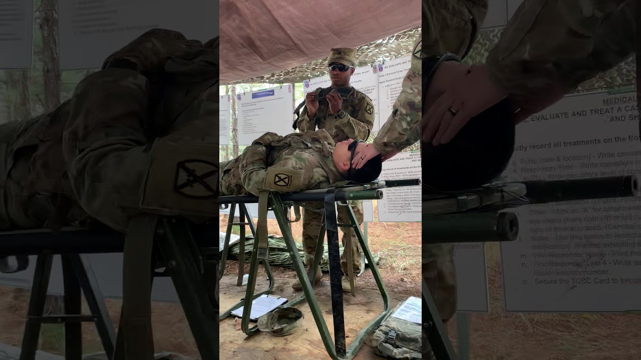 EIB M6: Evaluate and Treat a Casualty for a Spinal Injury and Shock