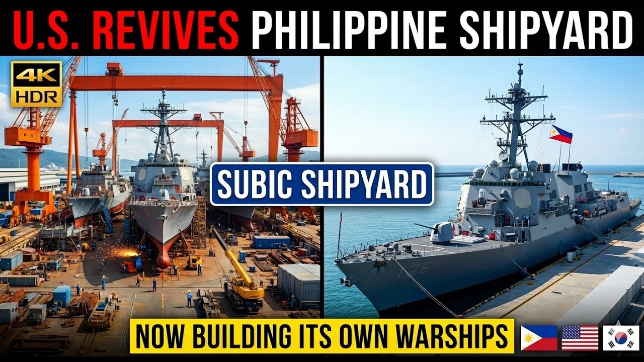 Philippine Shipyard Comeback: U.S. Backing Sparks Naval Manufacturing Power